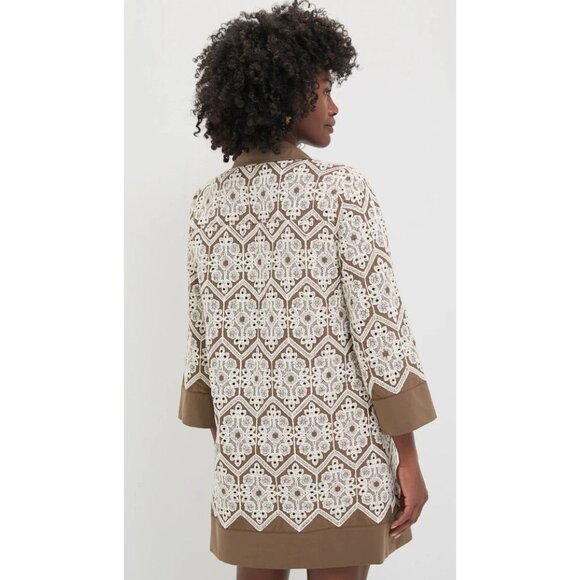 NWT Tuckernuck Mocha Mousse Lace Collier Dress Size XS - Picture 4 of 7